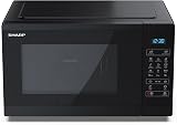 Sharp YC-MG252AU-B 25L 900W Digital Microwave & 1000W Grill - Black view 3