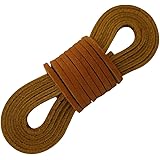 TOFL Leather Boot Laces|1/8 Inch Thick 72 Inches Long|2 Leather Strips [1 Pair]
