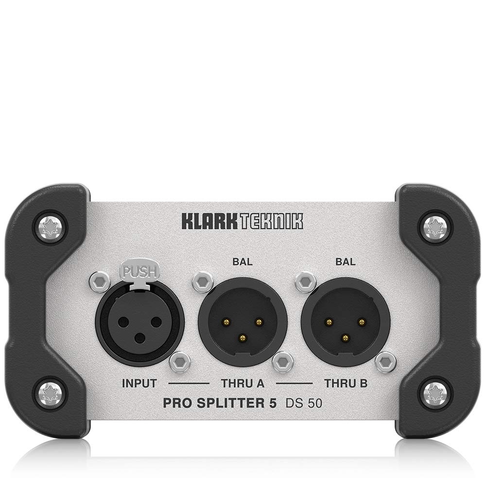 Klark Teknik PRO SPLITTER 5 DS 50 Passive 1-In/5-Out Signal Splitter with Extended Dynamic Range