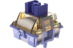 GK GAMAKAY Mercury Switch with LED Diffuser, Linear Mechanical Keyboard Switch 5 Pin Pre-lubed Switches for DIY Mechanical Gaming Keyboard (Mercury Swicth-90Pcs)