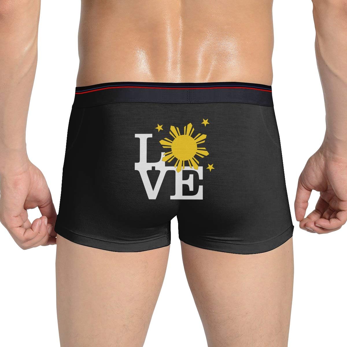 Filipino Sun Love Men's Boxer Briefs Soft Cotton Underwears