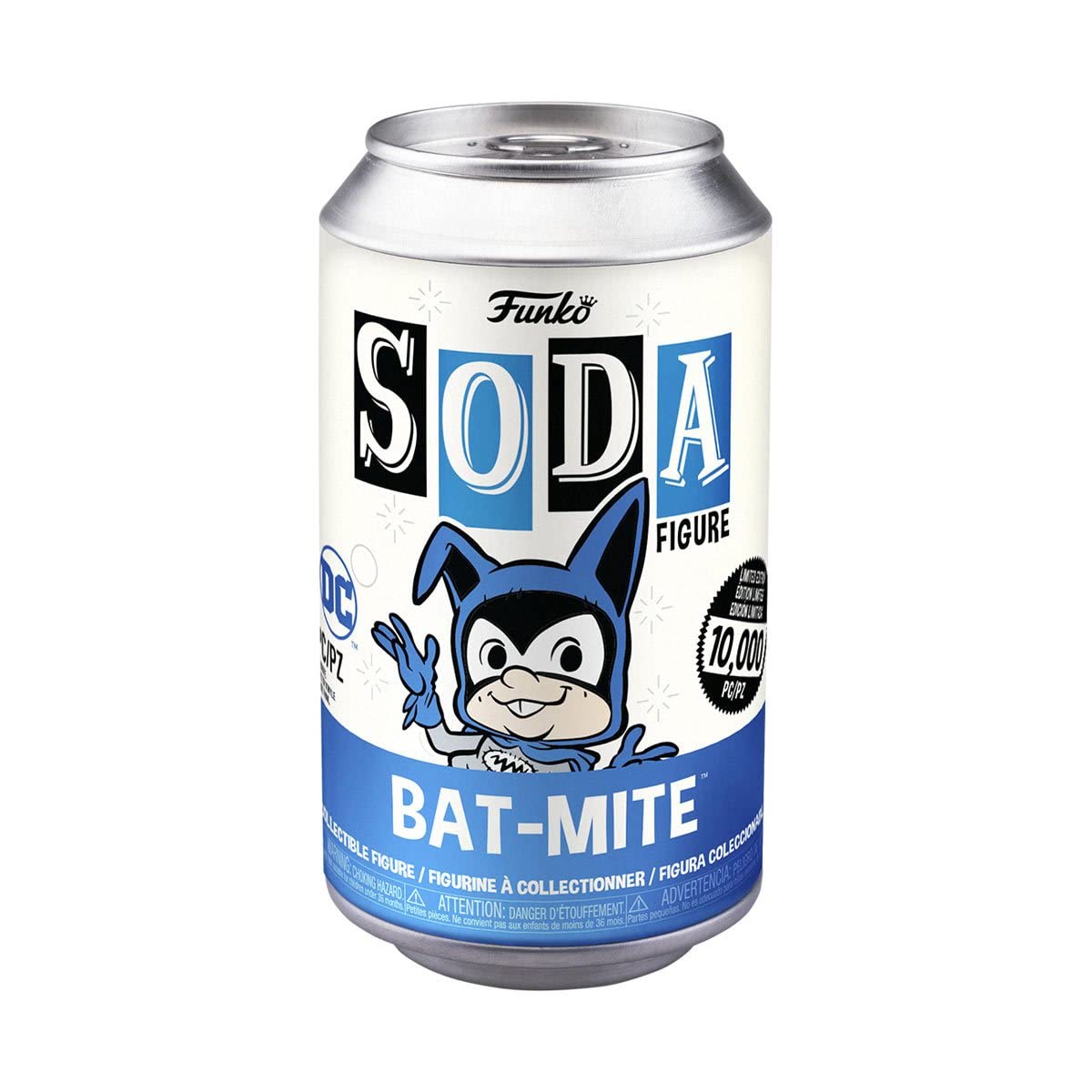 Funko Vinyl SODA: DC - Bat-Mite - 1/6 Odds for Rare Chase Variant - DC Comics - Collectable Vinyl Figure - Gift Idea - Official Merchandise - Toys for Kids & Adults - Comic Books Fans
