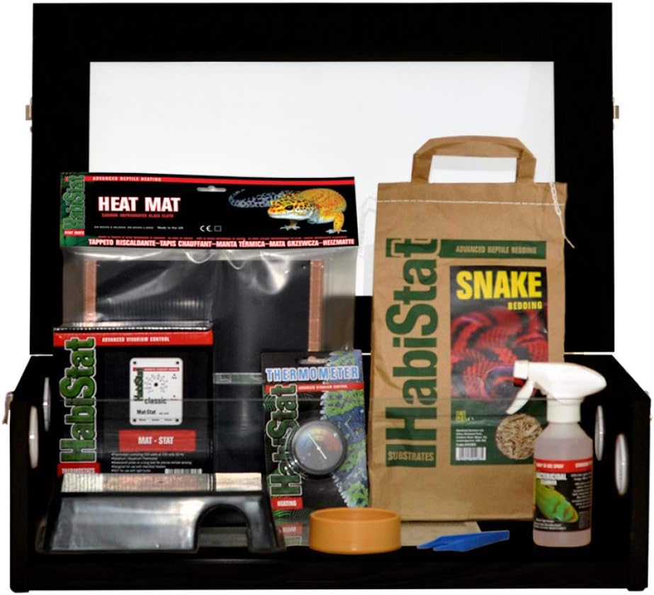 HabiStat Hatching Snake Starter Kit in Black Amazon.co.uk Pet Supplies