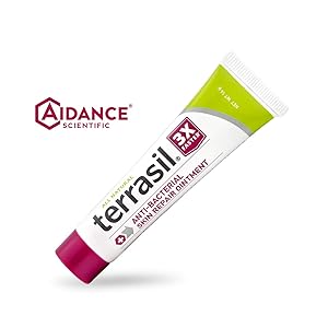 Antibacterial Skin Repair 3X Faster Dr. Recommended 100% Guaranteed All Natural Ointment Fissures Folliculitis Angular Cheilitis Impetigo Chilblains Lichen Sclerosus Boils Cellulitis by Terrasil®