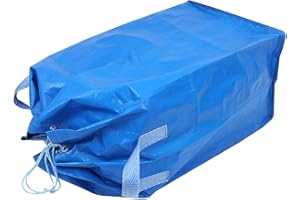 Alipis Heavy Duty Large Storage Bag with Drawstring Closure Multipurpose Tote for Moving and Bulk Shipping