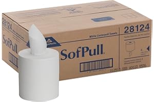 Georgia-Pacific SofPull Centerpull Regular Capacity Premium Paper Towel, White, 28124, 324 Sheets Per Roll, 6 Rolls Per Case