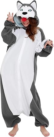 husky onesie pajamas