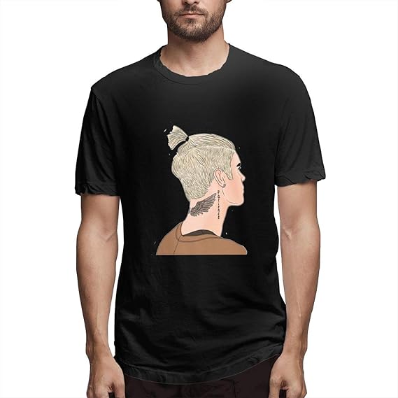 Amazon Co Jp Justin Bieber ジャスティン ビーバー Tシャツ メンズ ユニーク 綿 ティーシャツ クルーネック ショートスリーブ 夏最適トップス ファッション プリント 涼しい カジュアル 通学 通勤 男女兼用 プレゼント 服 ファッション小物