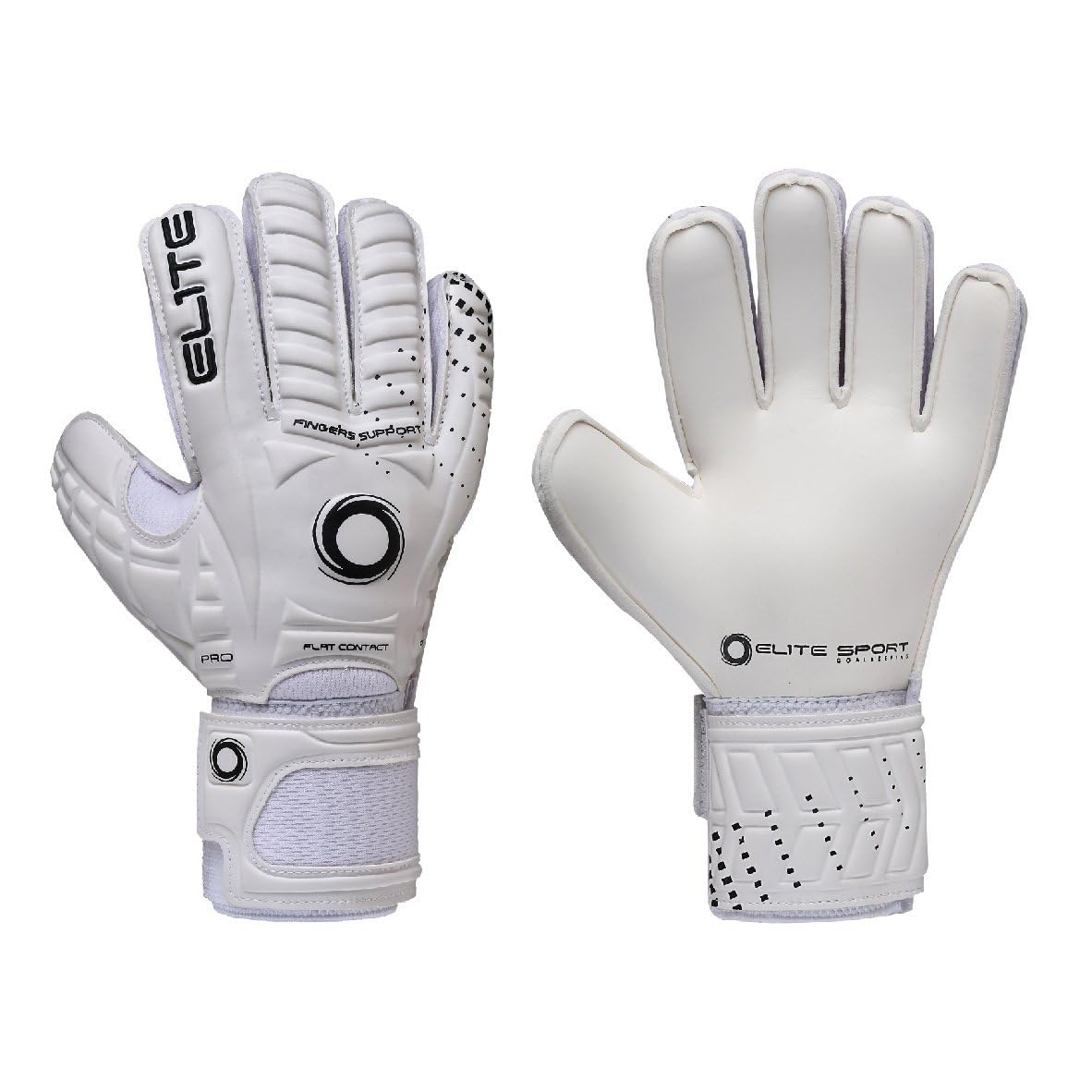 Elite Sports Warrior White Goalkeeping Gloves
