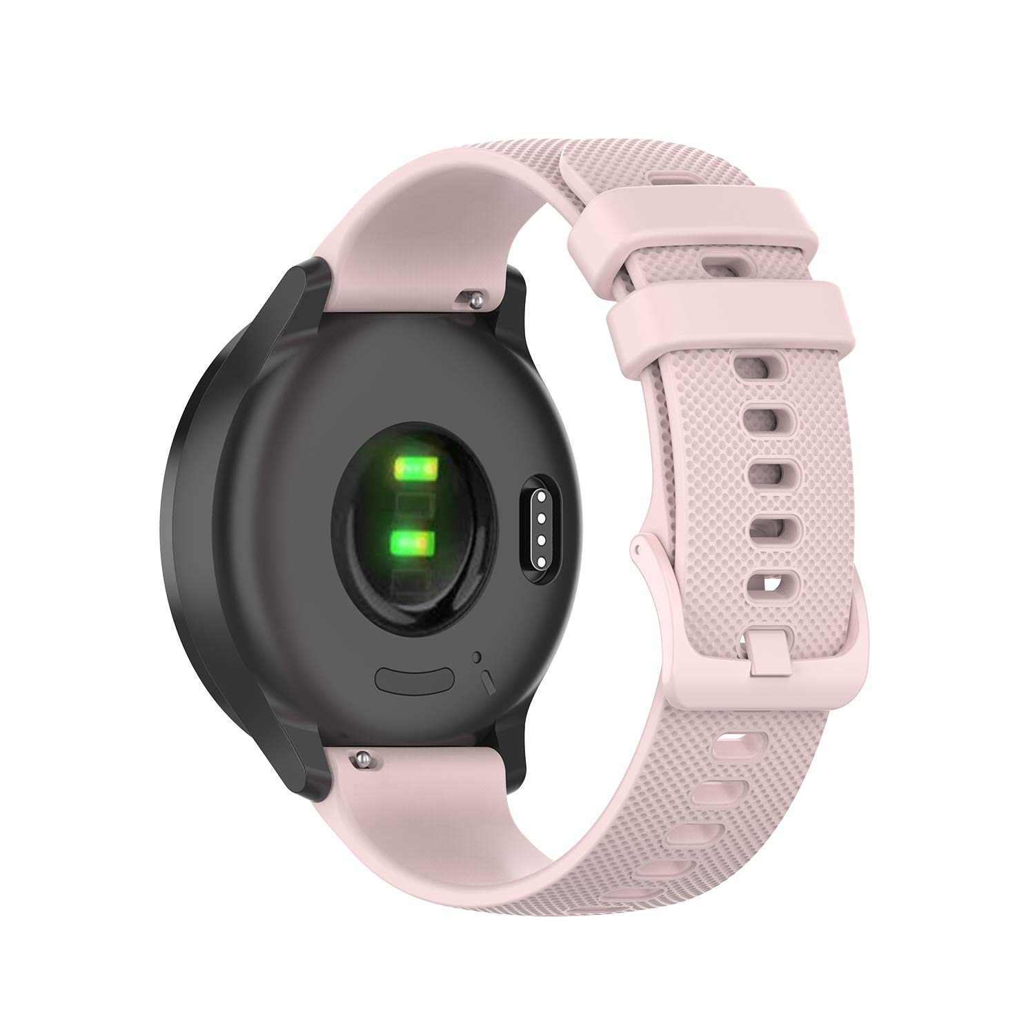 REYDA Silicone Strap Compatible for Garmin Vivomove 3/HR/Luxe/Sport/Style/Trend, 20mm Quick Release Watch Strap Silicone Wristband Replacement Band for Garmin Forerunner 55/158/165/245/570 42mm/645