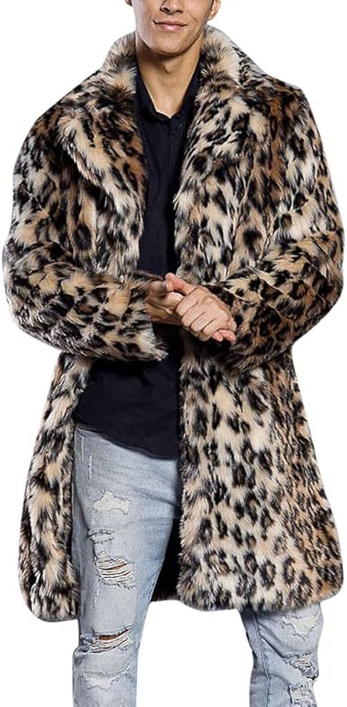 casaco de pele sintetica masculino