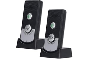 Espusta 2 Way Voice Intercom Wireless for Home Security Intercomunicador, Super Long Range Communication Device, Indoor Outdoor Interphone System fit for Home Hospital Office