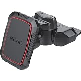 OQTIQ Magnetic CD Phone Mount with 6 Strong Magnets for Car CD Player | 6X Strong Magnetic,Anti-Slip Protection Pads,Compatible with iPhone 17 16 15 14 13 12 Series,Samsung Galaxy, LG, and More