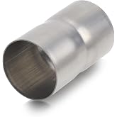A-KARCK Stainless Steel Exhaust Adapter 2 1/8" ID to 2 1/8" ID, Engine Exhaust Pipe Reducer 3.6" Overall Length