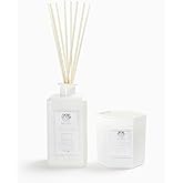 Antica Farmacista Home Ambiance Gift Set - Luxury Scented Candle (9 oz) & Reed Diffuser (10.8 fl oz) - Holiday, Birthday, or Housewarming Gift - White Spruce