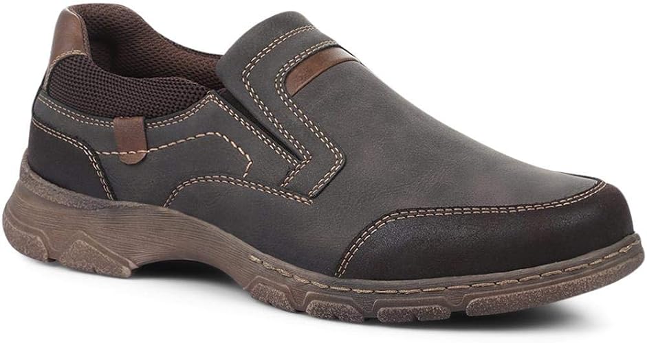 Pavers Relife G+ Fit Slip On Shoes 319 213 Dark Brown Size 7 (41