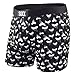 Saxx Underwear Men's Boxer Briefs – Vibe Men’s Underwear – Boxer Briefs with Built-in Ballpark Pouch Support – Underwear for Men,Black Jaws,Medium