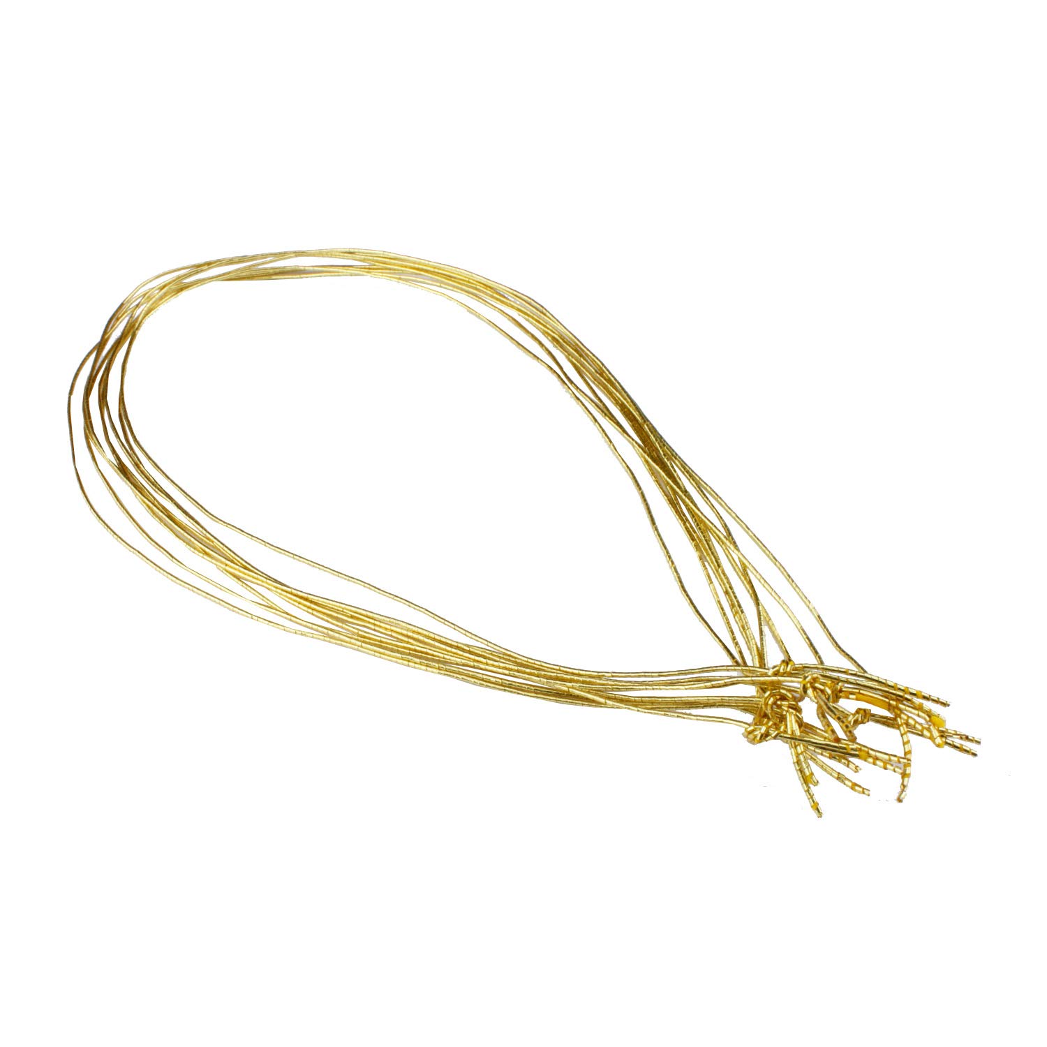 NEUSER PAPIER 100x decorative elastic band metallic gold for double cards in Din A5 and Din Lang for invitations, church booklets, menu cards, brochures, songbooks