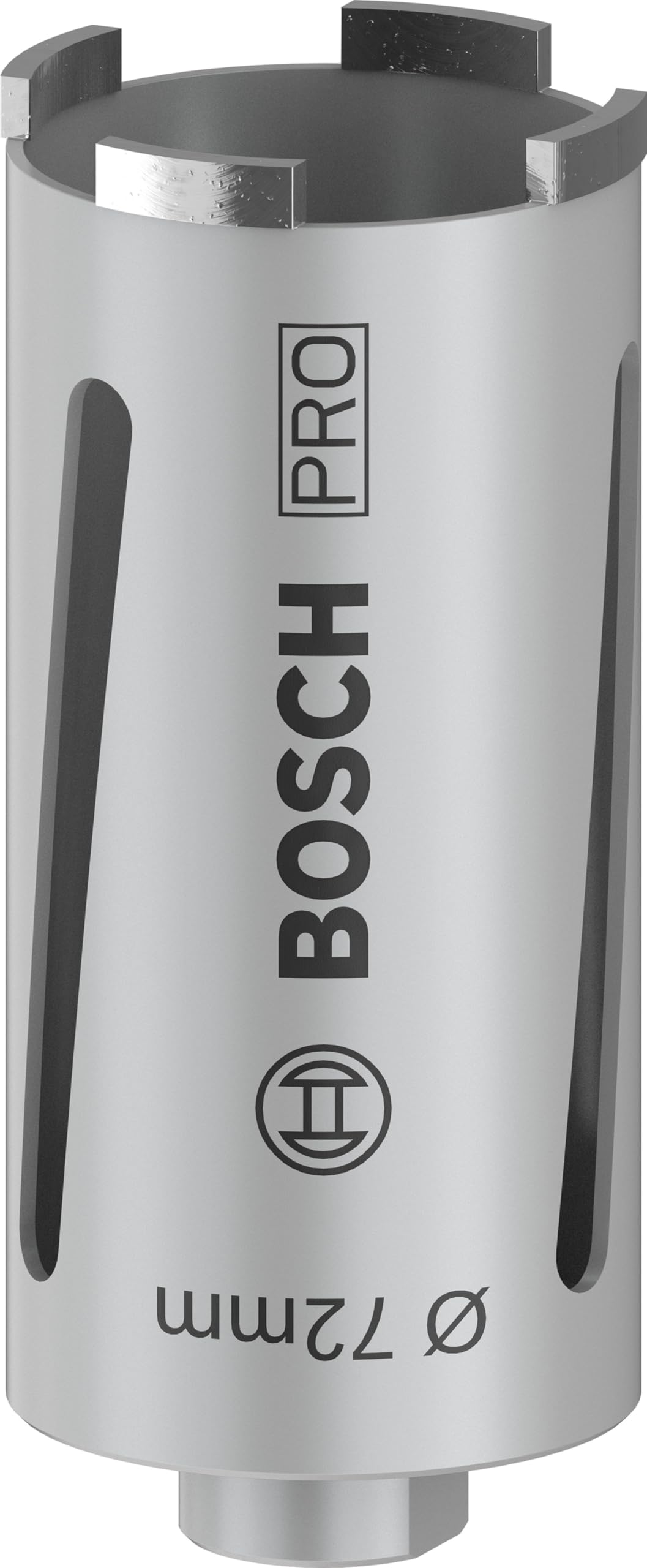 Bosch 1x PRO Multi Material Dry Diamond Core Cutters for G 1/2-Inch and Diamond Drills (for Lime and sand bricks, Brick, Ø 72 mm, Professional Accessory Diamond Drill)