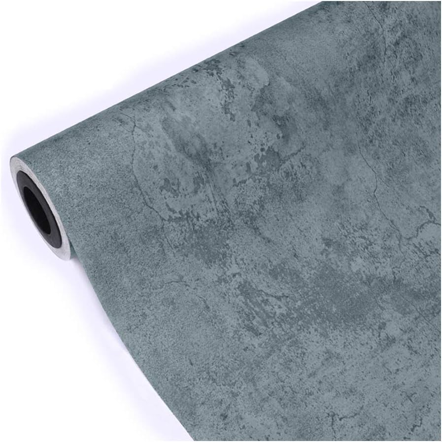 TJLMCORP - Concrete Wall Wallpaper, High Resolution Background Texture Image - Removable Wall Mural | Self-Adhesive Wallpaper - 15.7 * 118 inches (Color1)