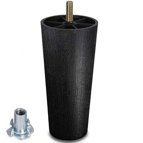 Sofa Legs Set of 4 Plastic Couch Legs 6 inch Furniture Legs Replacement