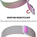 hooroor for Fitbit Versa Bands Women Men Small Large, Milanese Loop Stainless Steel Metal Sport Replacement Bracelet Strap with Magnet Lock Wristbands for Fitbit Versa Smart Watch (Colorful, Small)