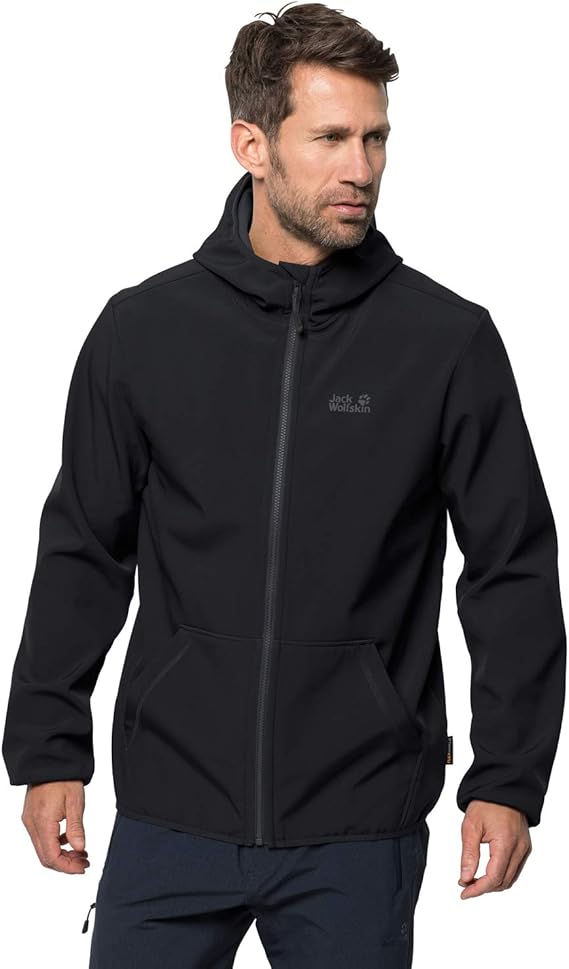 Jack Wolfskin Men's Essential Peak Softshell Jacket Amazon.co.uk Clothing