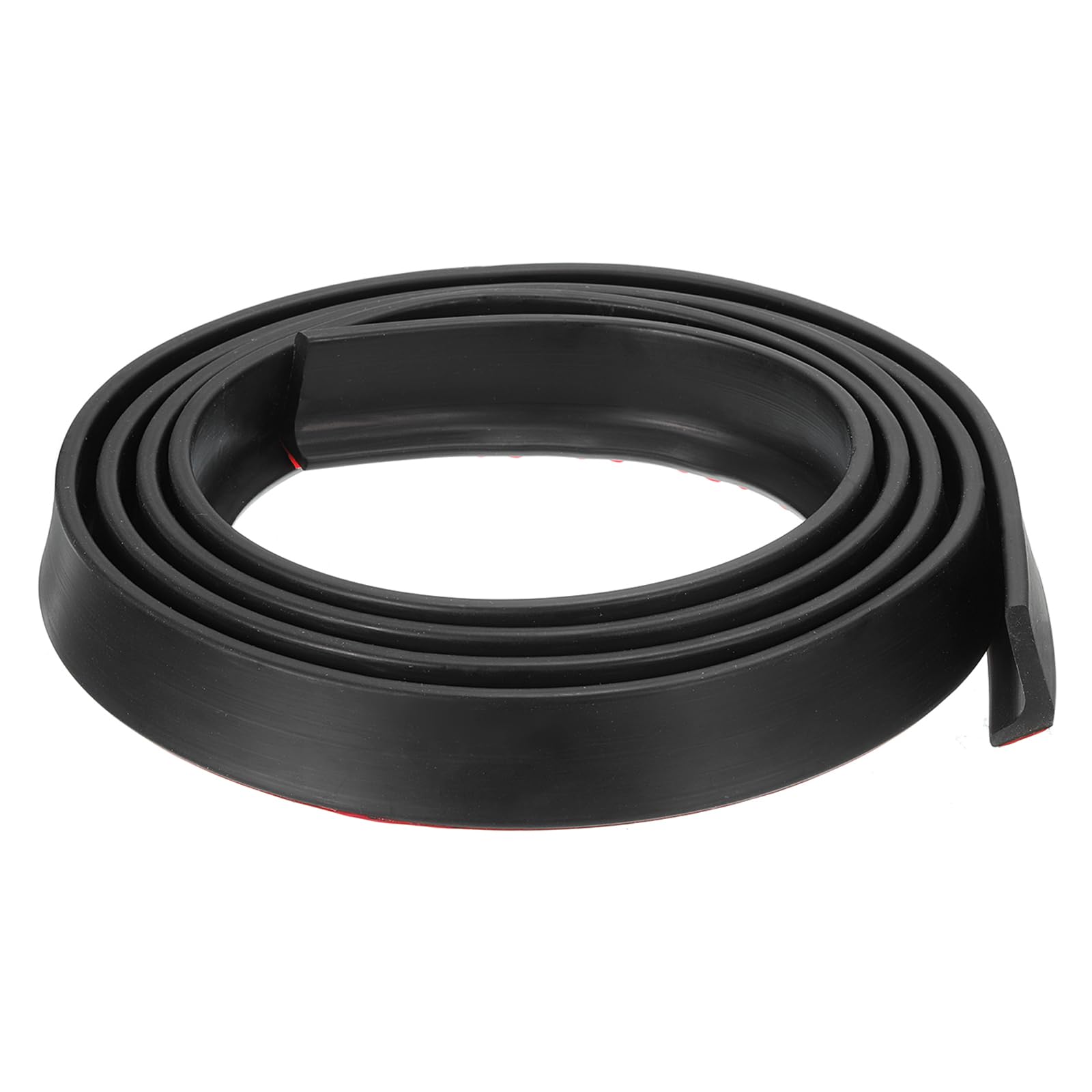 DTGN 98"x0.6"x1.2" (LxWxH) Collapsible Shower Barrier Stopper - 1 Pack - Good for Bathroom Kitchen - L Shape Water Splash Guard Blocker - Black