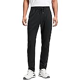 CRZ YOGA 4-Way Stretch Athletic Pants for Men 30" - Workout Lounge Casual Work Jogger with Zip Pocket