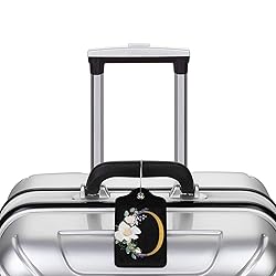 2 PCS Flower Lette O Luggage Tag for Suitcases
