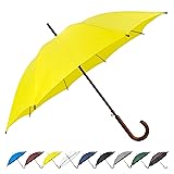 SoulRain 48" Arc Classic Wood Handle Umbrella Auto