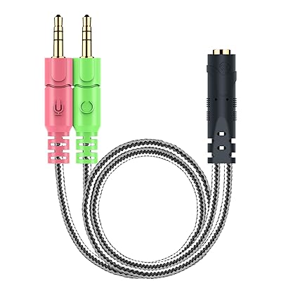Audio Headphone Splitter Cable 