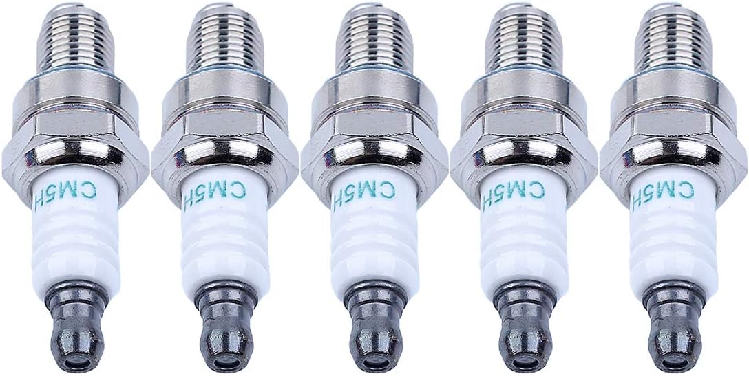 Haishine 5 Pack Spark Plug fit for Stihl FC70 BR500 BR550 BR600 Honda Husqvarna Rep CMR5H - Image 4