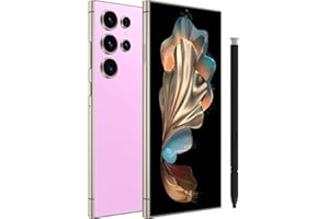 TiAnGin C24 Ultra 5G Unlocked Cell Phone,8+512GB Memory Android Phone,108MP Zoom Camera, Android 14 Smartphone,Build in G Pen, 6.8“ HD Screen,6800mAh Battery Life, Dual SIM/Face ID/GPS (Pink)