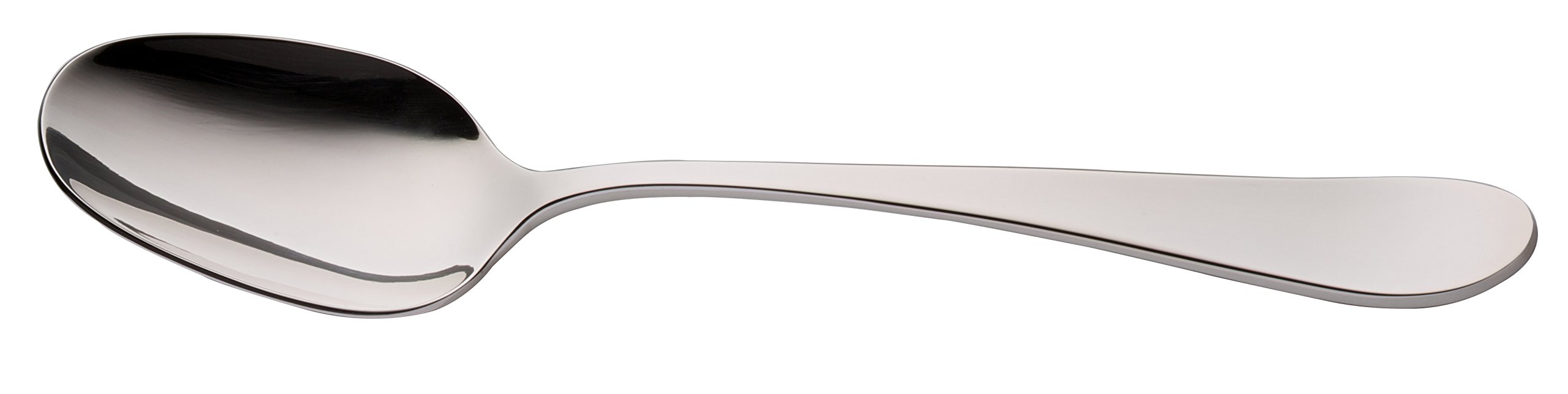 Utopia F21006-000000-B01012 Oslo 18/10 Stainless Steel Dessert Spoon, 186 mm Length, 39 mm Width, Pack of 12