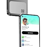 Authentic Patented Popl PhoneCard™ (Avoid Fake Knockoffs) - Smart NFC Networking Card - Simply Tap to Exchange Contact Info, Capture Leads, & Manage Contacts (Space Gray)