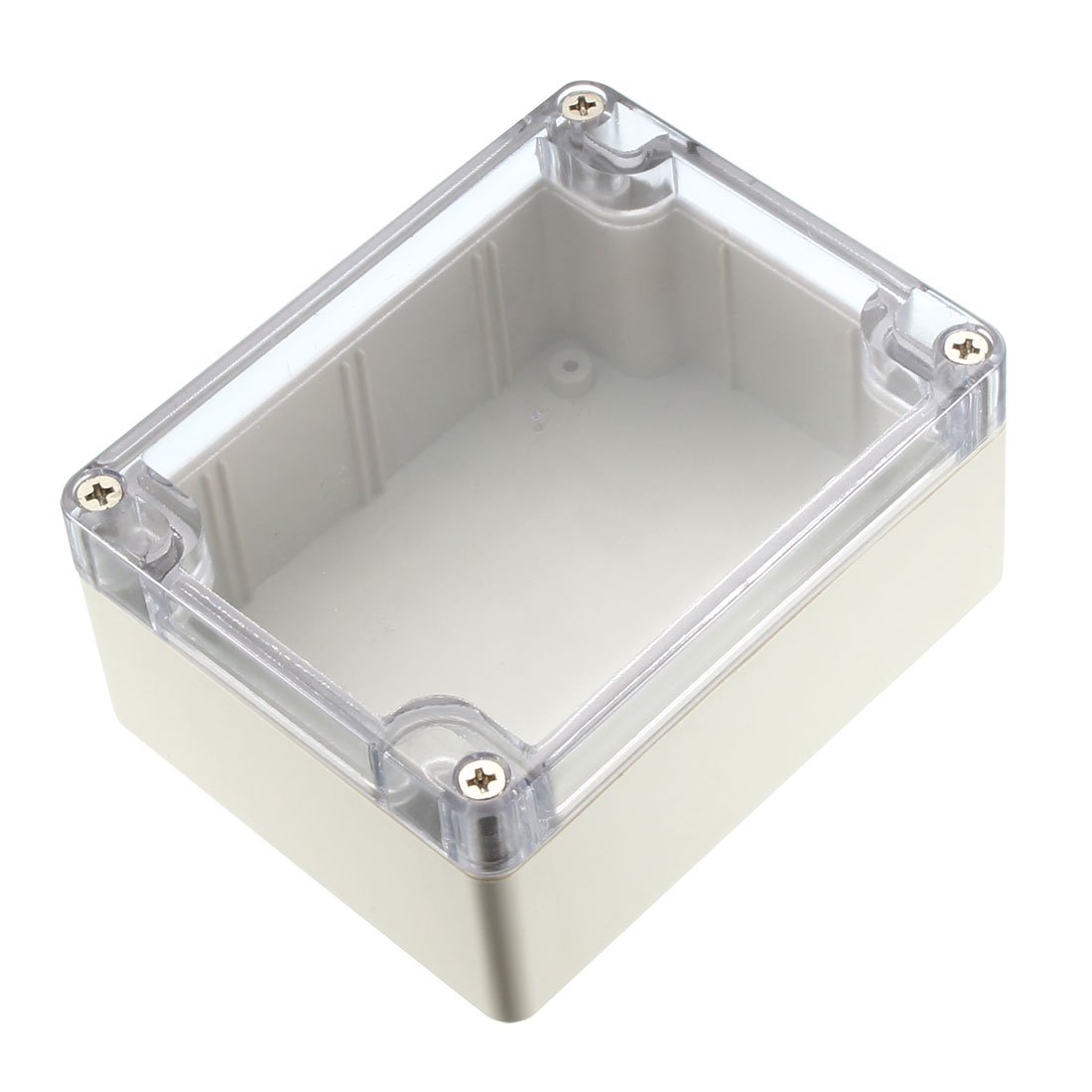 Sourcingmap 115x90x57mm Electronic Waterproof IP65 Sealed ABS Plastic DIY Junction Box Enclosure Dark Gray with Case