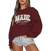 Lytiarul Christian Made for More Sweatshirts for Women Jesus Faith Bible Verse Shirt Oversized Inspirational Hoodie Pullover