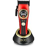 Stylecraft Instinct Professional IN2 Vector Motor Cordless Hair Clipper | Intuitive Torque Control, 3 Modular Lids, Up to 11,500 RPM, Bulk Removal, Superior Blending
