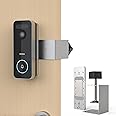 Anti-Theft Doorbell Mount for AOSU Doorbell Camera Wireless, No-Drill Holder Compatible with Inward-Swinging Apartment Doors