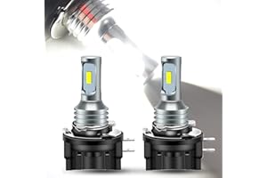 HAISECA AC/DC 9-36V H11B LED Fog Light Bulb White,3800LM Super Bright 2x45mil 5730 Chips H11C1 LED Bulbs for Cars Trucks,Non-
