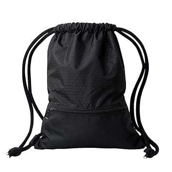 Gindoly Turnbeutel Nylon Sport Rucksack Gymsack für Damen Männer und Frauen für Sport, Fitness und Outdoor EINWEG