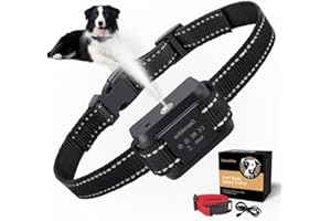 Bubbacare Citronella Dog Bark Collar, Citronella Bark Collar, Adjustable Spray Anti Barking Collars with 2 Straps, Rechargeable Dog Barking Training Device, Safe for Small Large Dogs Indoor Outdoor