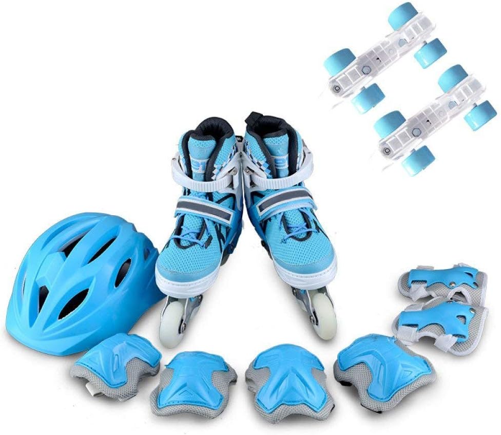 Rollerblades Double Row Inline Skates 2 In 1 Adjustable Roller Skate