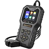 Vehpow Car Code Reader, OBD2 Scanner for Check Engine Light/Oil Light Reset, Enhanced OBDII Scan Tool Car Accessories Fix Clear Fault Diagnostic Scan Tool for Car 1996+ 2.8'' Color Screen(Black)