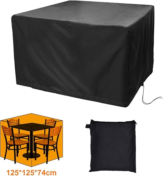 CT Cube Garden Furniture Covers, Outdoor Table Covers Waterproof, Heavy