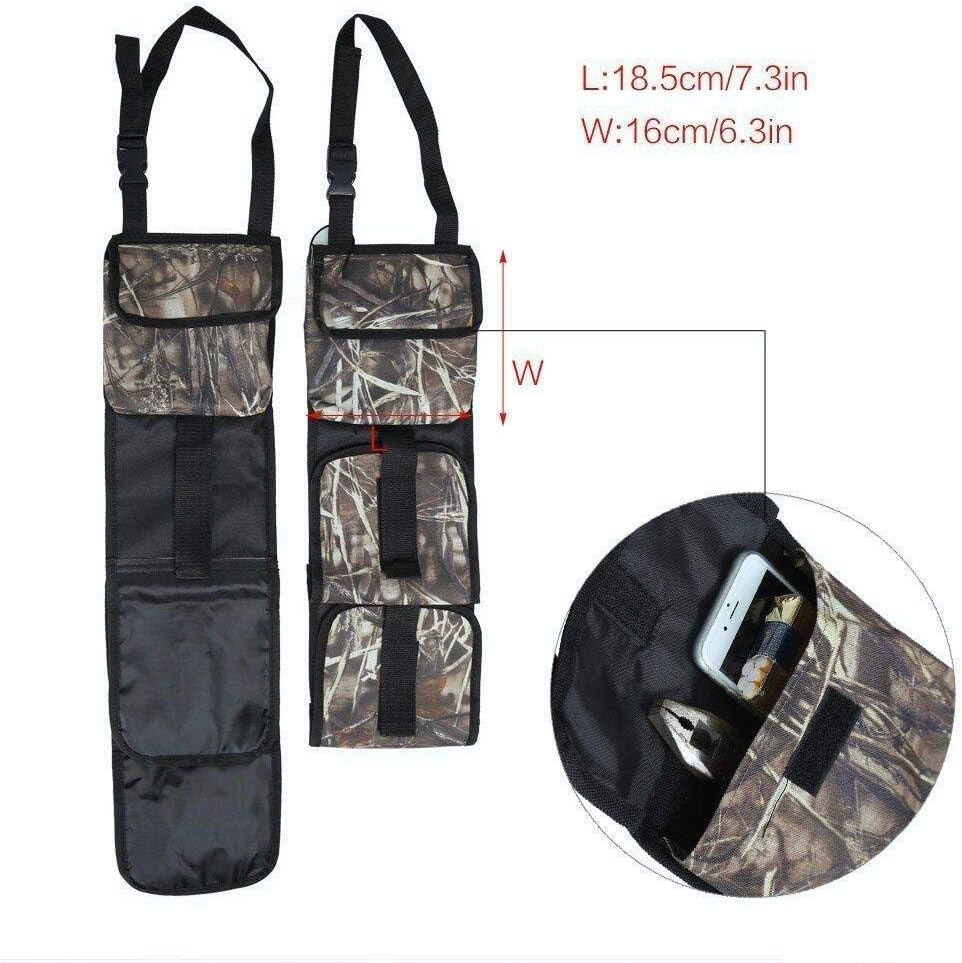 Front Seat Storage Gun Sling Bag Car Seat Back Shotgun Rifle Rack Case Hunting Gun Holsters Pistols Organizer with Pockets: Automotive