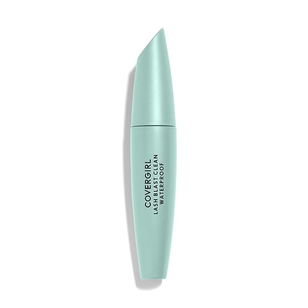 COVERGIRL LASH BLAST CLEAN VOLUME WATERPROOF MASCARA, VEGAN FORMULA, VOLUMIZING, SMUDGE-PROOF, CRUELTY FREE, VERY BLACK, 1 COUNT