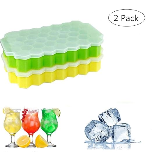 Compra ZARRS Bandejas de Hielo, Silicona Cubetas de Cubitos de ...