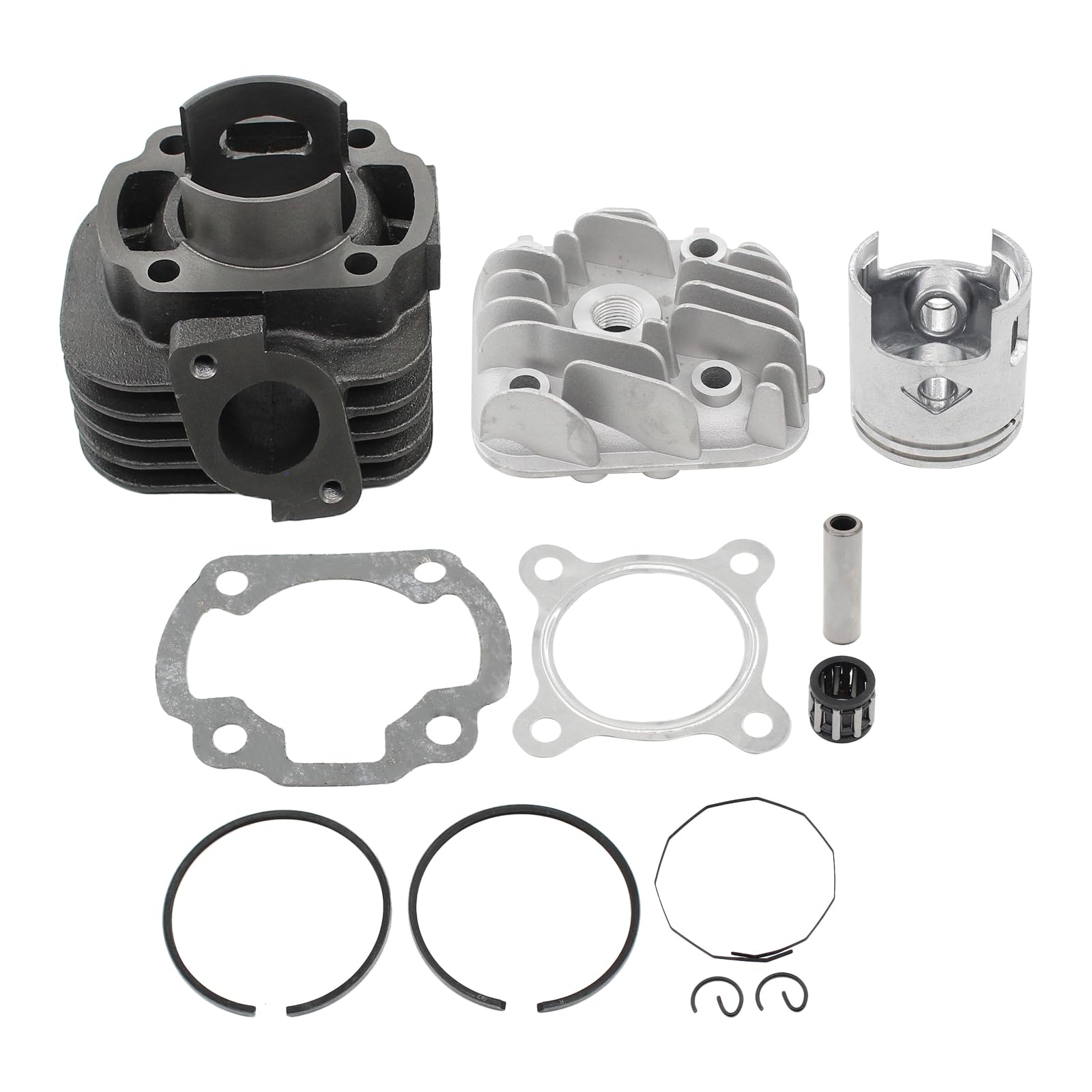 Photo 1 of ***(PARTS ONLY/ NON FUNCTIONAL)***Roneeson 70cc 2-Stroke 47mm Big Bore Cylinder Piston Kit for Yamaha Jog 50 1991-2001, Vino 50 2001-2005, Vino Classic 50 YJ50RA 2002-2005, Zuma 50 YW50 2002-2011